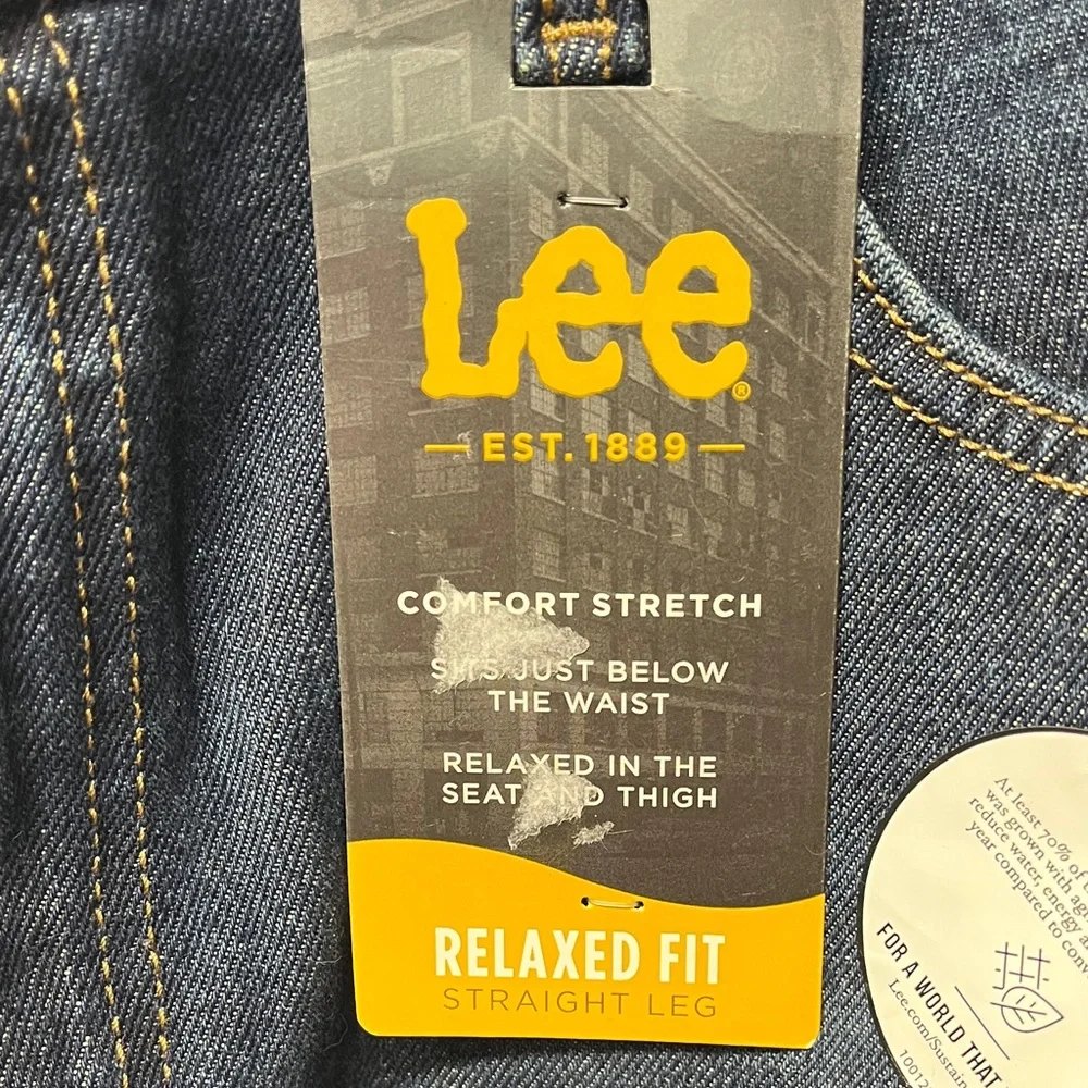 Lee Men's Deep Indigo Relaxed Jeans 2376